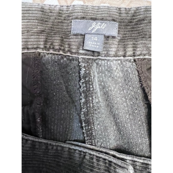 J Jill Size 14 Grayish Brownish Corduroy Capri Pants Women Vintage - Picture 6 of 6